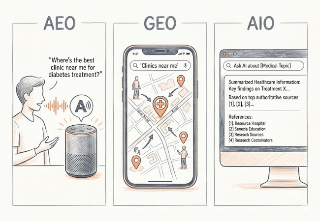 HappiMed AEO GEO Services