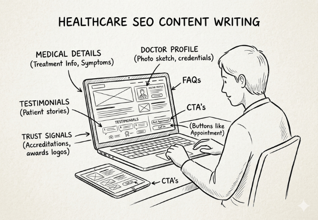 Healthcare SEO Content Writing